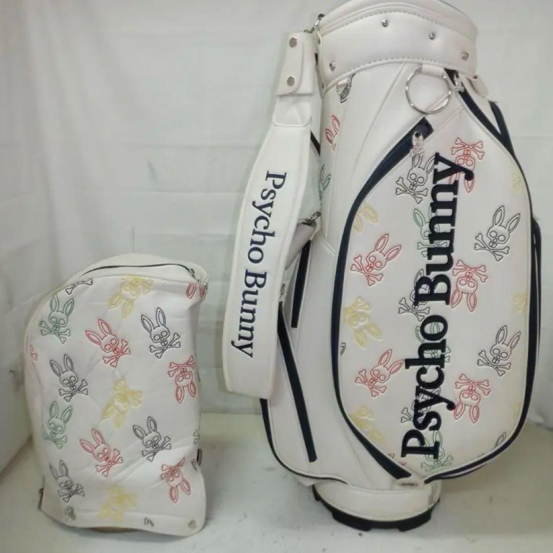 Psycho Bunny★サイコバニー★9.0型★良品★カート(WH×マルチ)