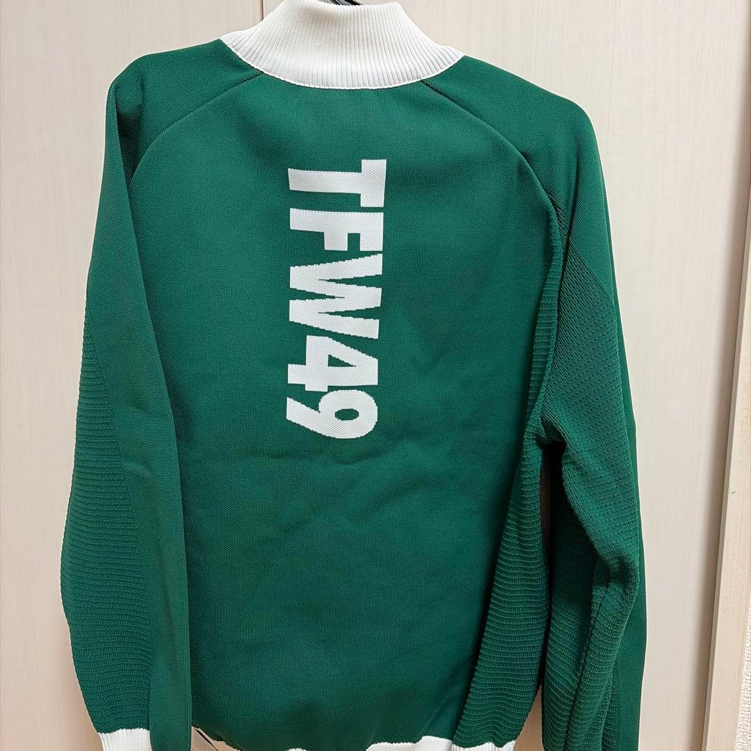 TFW49 緑色 ハイネックニットセーター