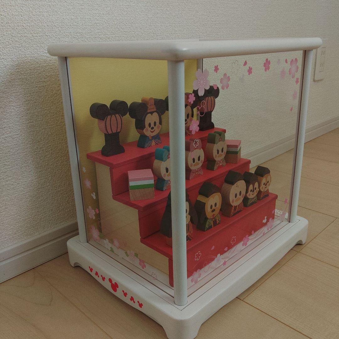 ✨セット売りでお得✨ひな祭り 雛人形 飾り セット✨ディズニー✨ 透明ケース付き