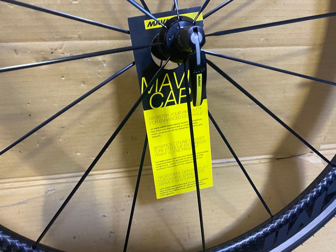 Mavic cosmic Pro carbon フロントのみ　新品未走行未取付