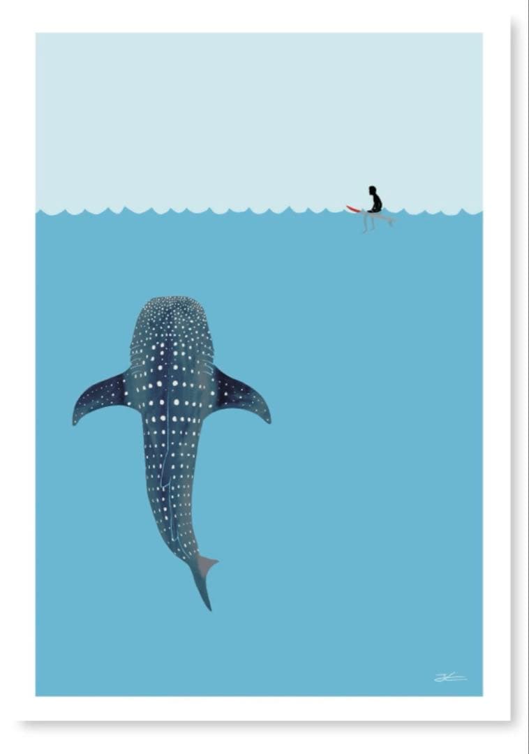 ＜Jonas Claesson＞WHALE SHARK アート
