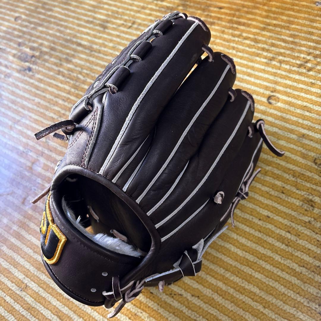 新品未使用ワールドペガサス硬式軟式野球グローブ ダークブラウン左利き用