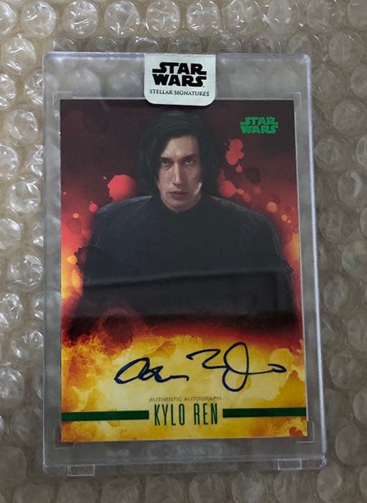 STAR WARS カイロレン　アダムドライバーサイン カード  topps