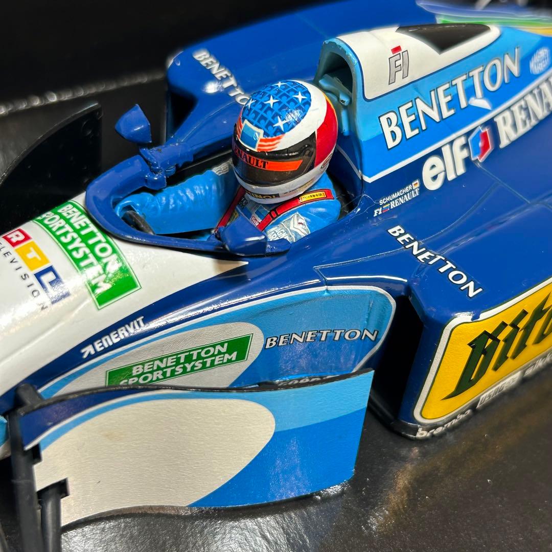 MINICHAMPS ベネトンルノー ミハエル・シューマッハ 1/18