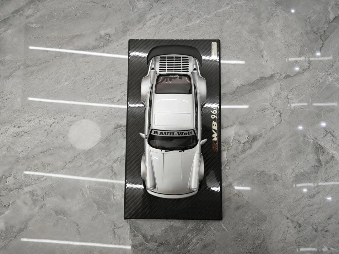 TGM モデル 1/18 ポルシェ 964 RWB シルバー ミニカー