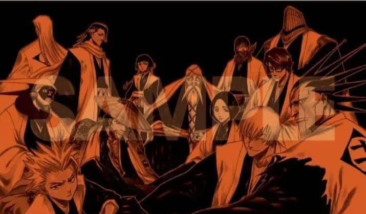 BLEACH原画展　タオル（護廷十三隊）