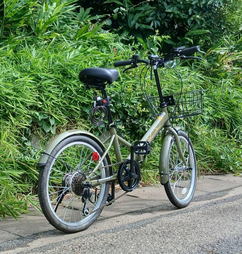 6段変速 20インチ 折りたたみ自転車 使用少