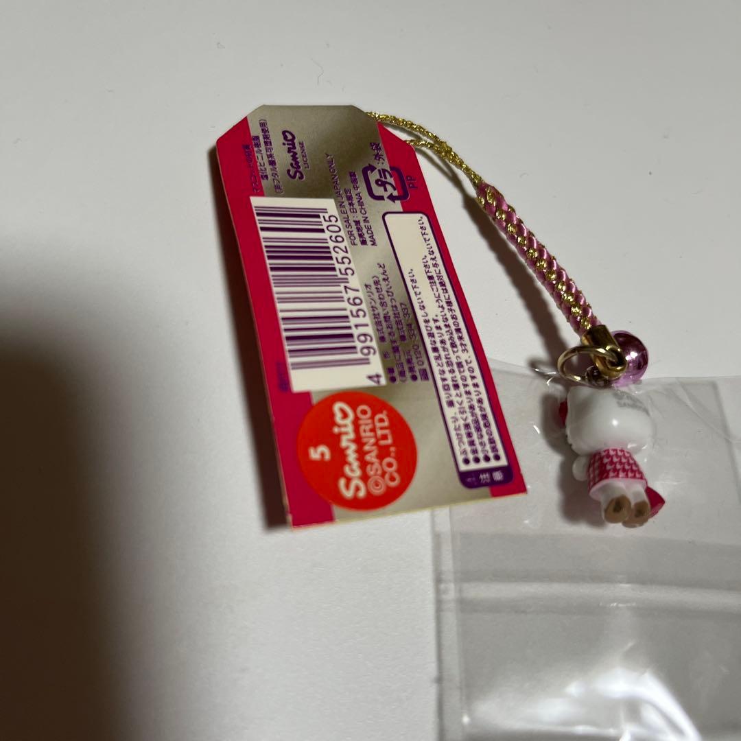 ハローキティ 根付け ストラップ 名古屋 嬢 2004年 サンリオ レア