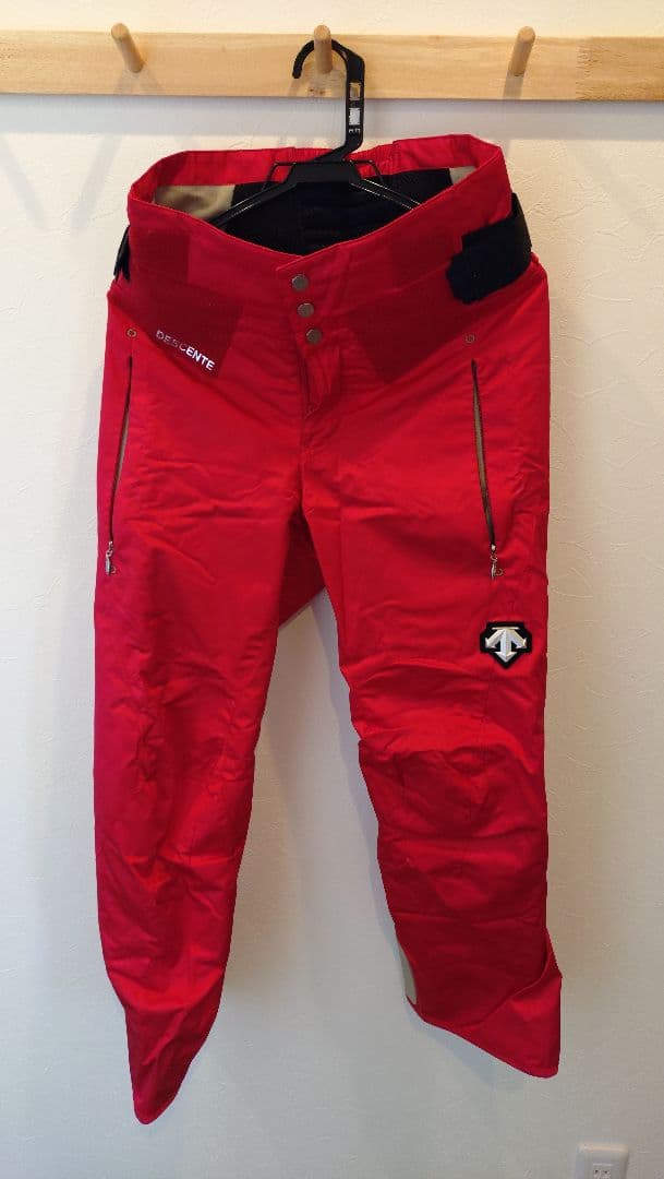 デサント　スキーウェア　上下　メンズ　S レッド