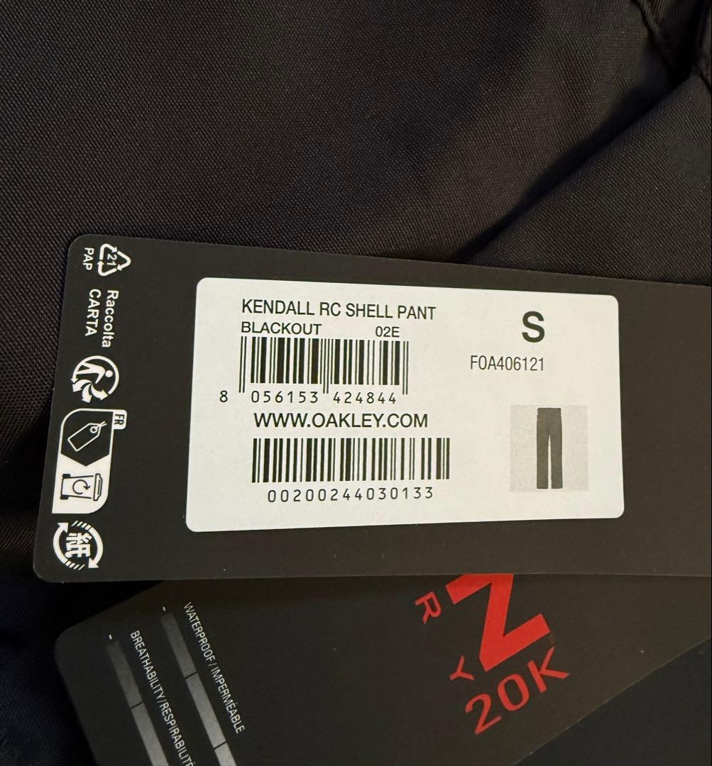 新品 Oakley Kendall RC Shell Pant M ブラック