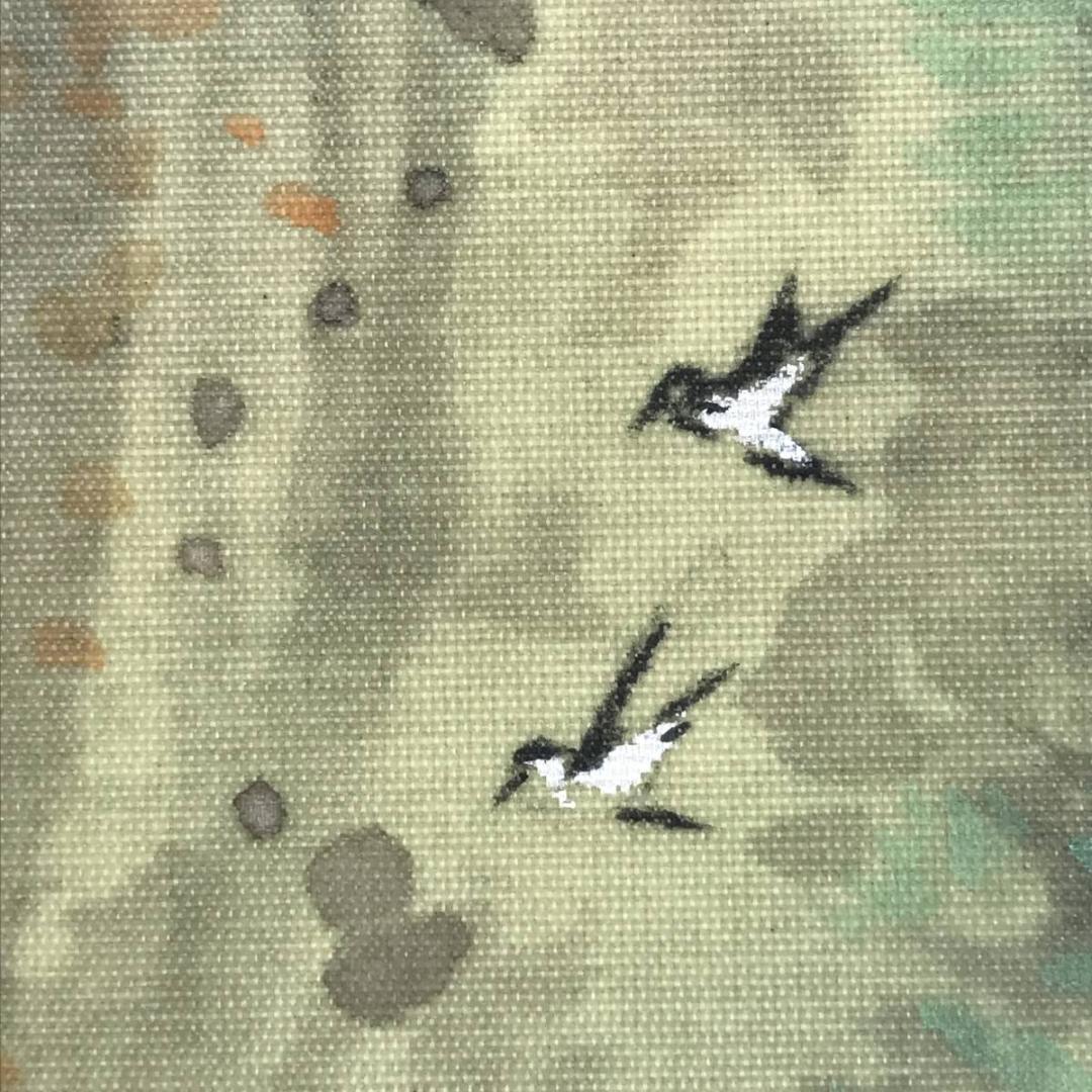 【複製】松林桂月/秋山小禽図/工芸品/掛軸/名家伝来/AB-880