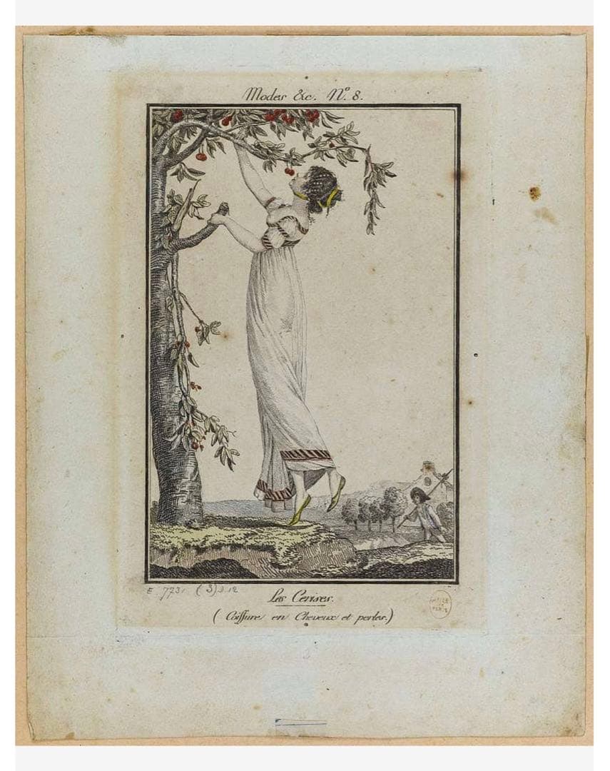 ◆フランスアンティーク｜希少なフランス絵画「さくらんぼ」