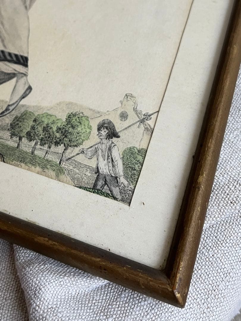 ◆フランスアンティーク｜希少なフランス絵画「さくらんぼ」