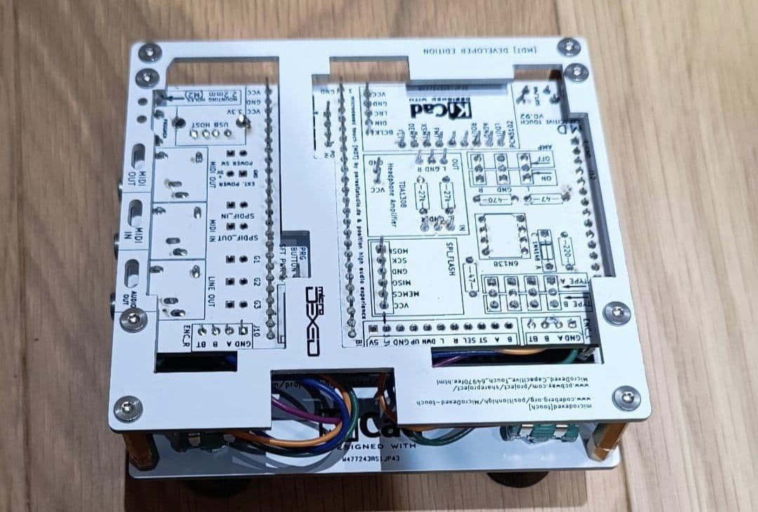 MicroDexed Touch　音源モジュールシンセサイザー
