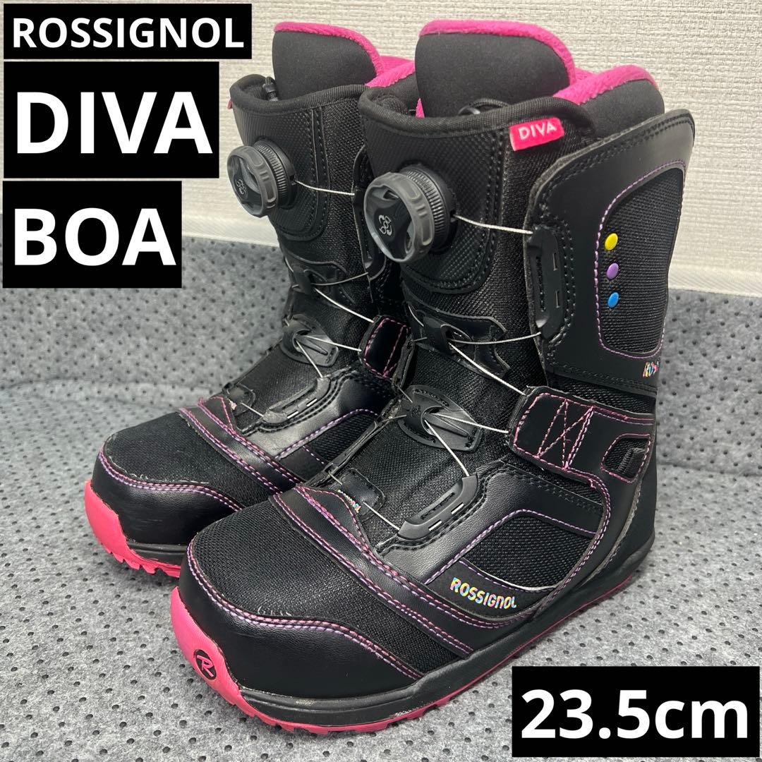 数回着用 23.5cm ROSSIGNOL BOAダイヤル スノーボードブーツ