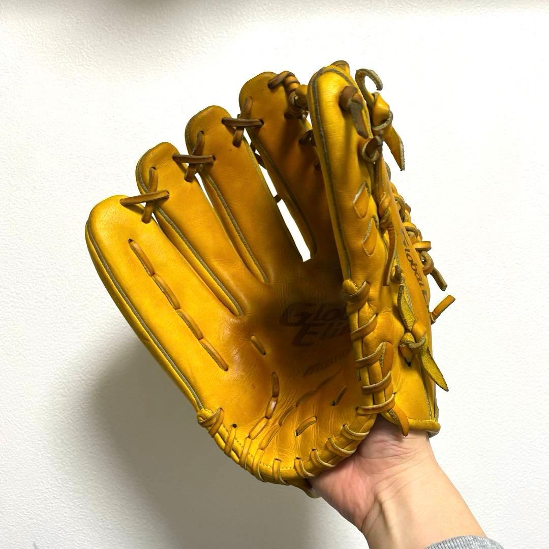 ミズノ グローバルエリート 型抜群 即戦力 軟式　外野手用グローブ 左投げ
