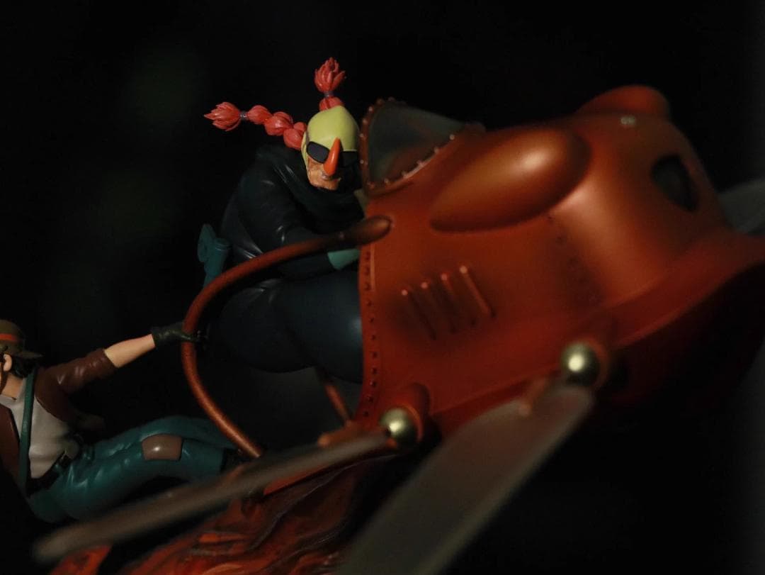 宮崎駿 天空の城ラピュタ バスがシータを救うGK 彫刻フィギュア