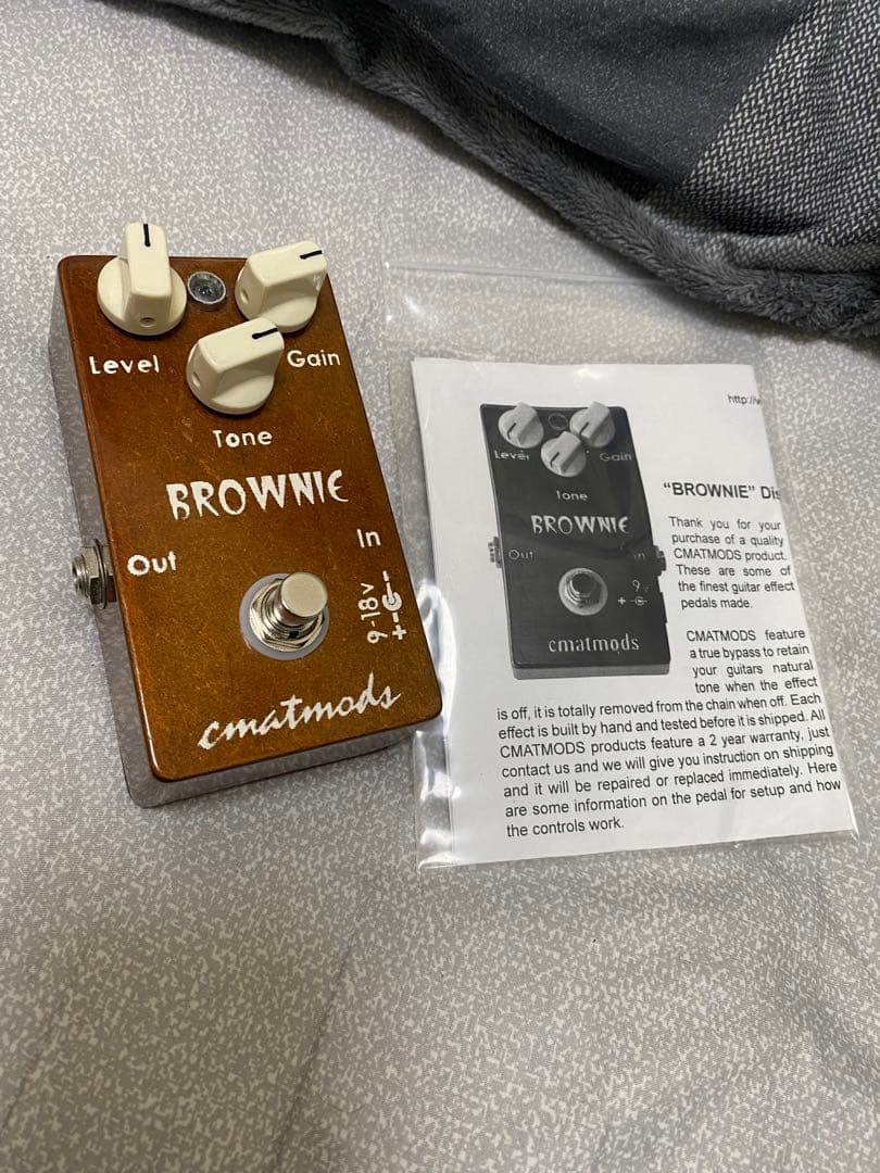 cmatmods BROWNIE OD ディストーションEVH ブラウンサウンド