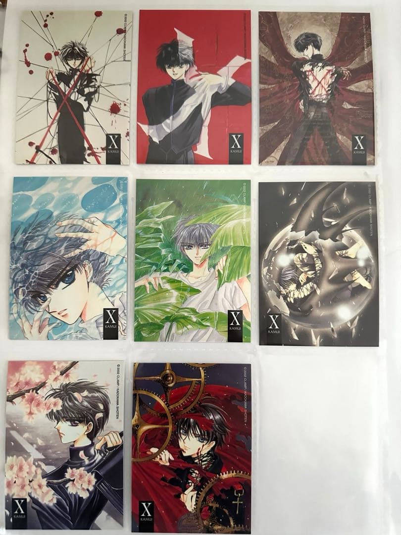 CLAMP X トレカ　まとめ売り80枚　カードホルダー付き