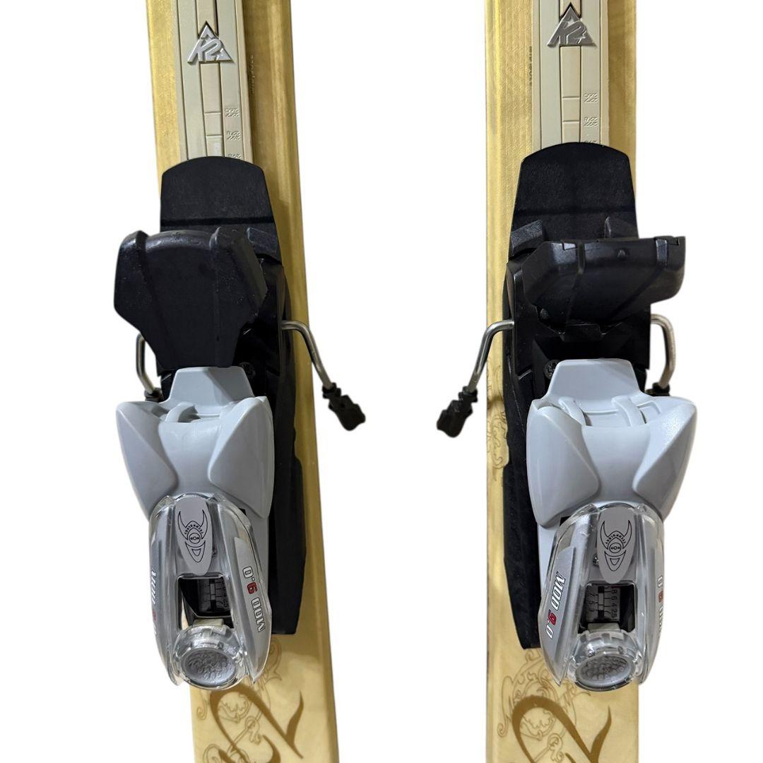 【K2】T:NINE スキー板　ビンディング付き　153cm