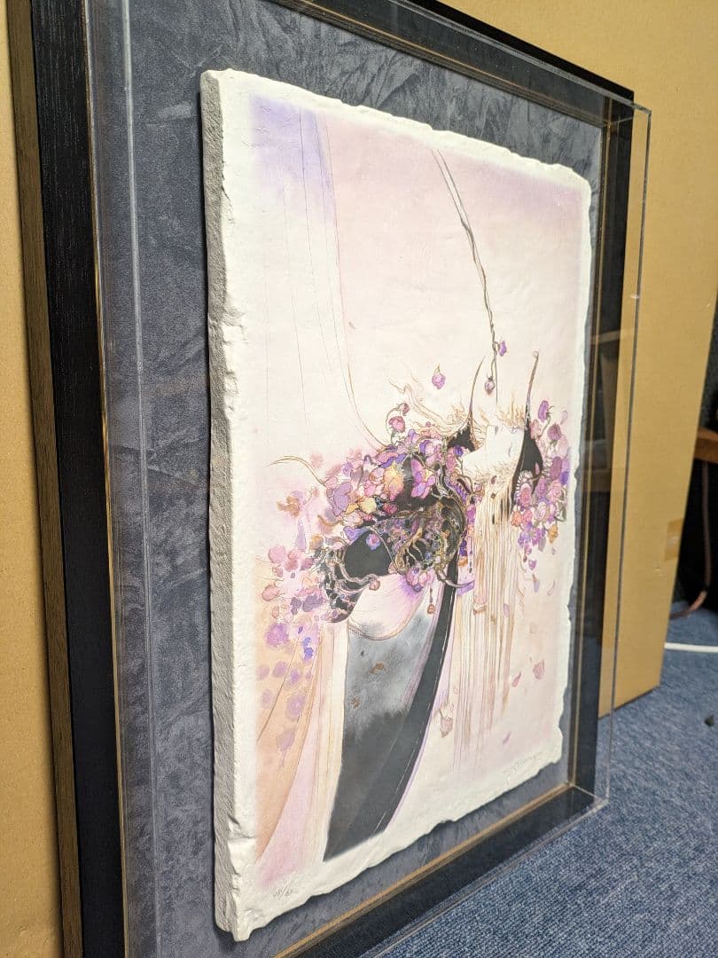 最終値下げ！ 天野喜孝 薔薇姫フレスコ画 作品証明書付き