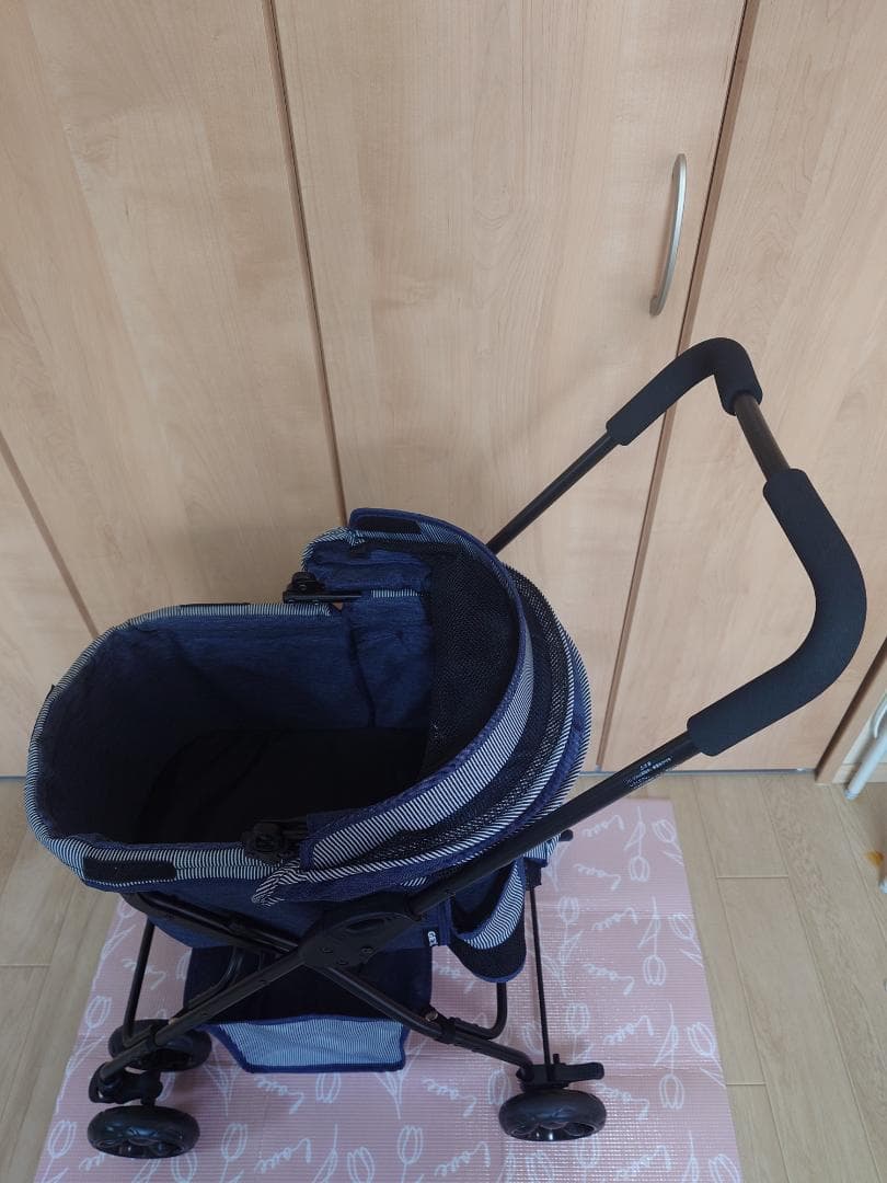 GEX ペットカート　わんわんカート スーパーライト （デニム柄）