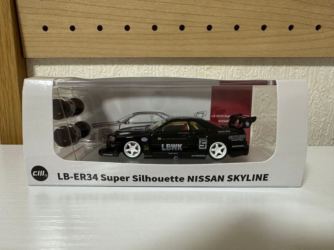 ミニカー LB-ER34 Super Silhouette NISSAN SKYLINE