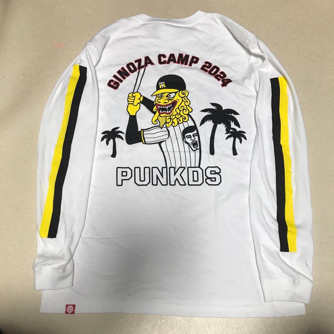 未使用 阪神タイガース L punkdrunkers パンクドランカーズ 長袖白
