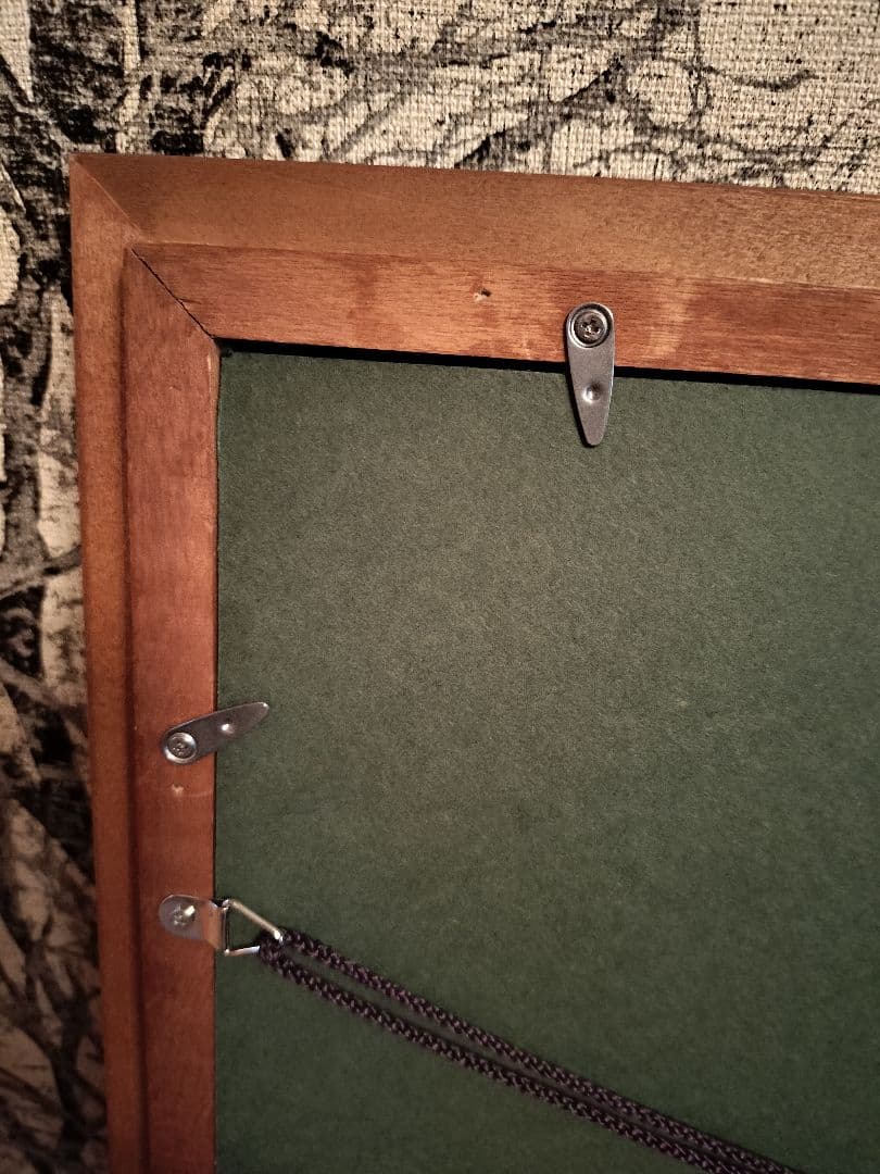 日本画　書道家　謙慎書道会　水仙　花　額入り　吉澤大淳