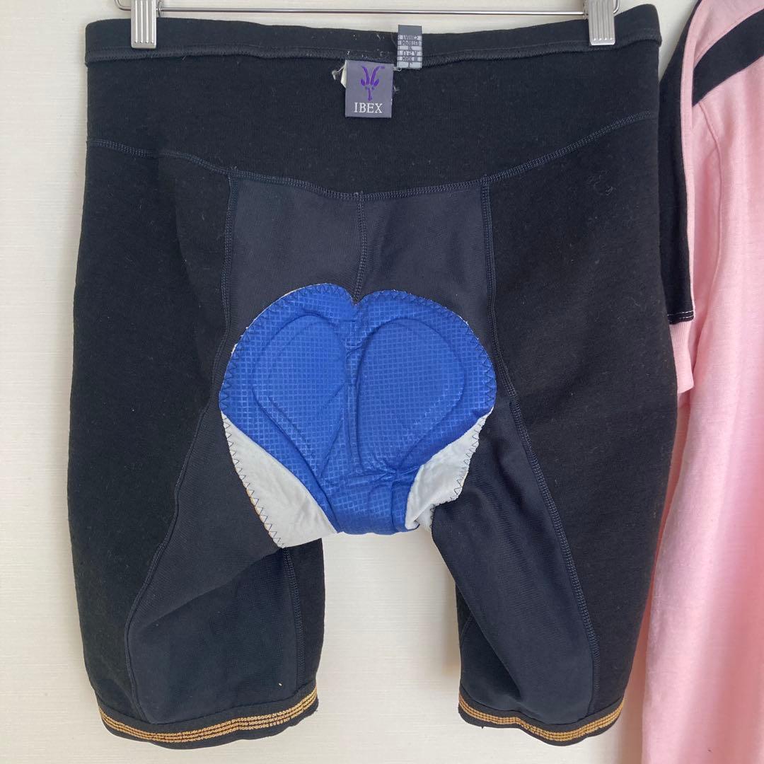 IBEX メリノウール USA製 サイクルジャージとサイクルパンツセット