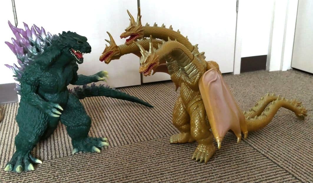 ゴジラ ・ キングギドラ 二体セット