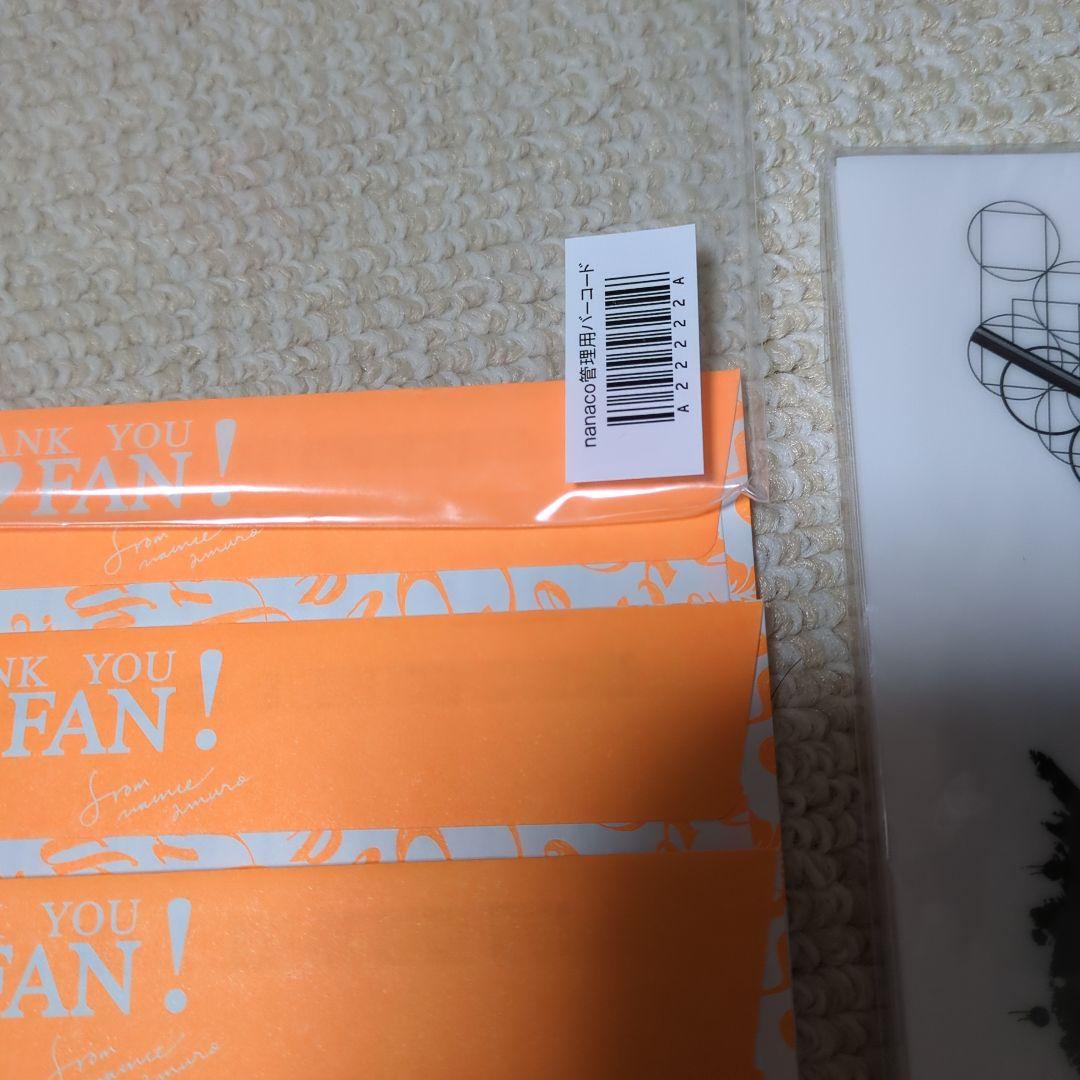 安室奈美恵　nanacoカード(全5種)&クリアファイル(全5種)