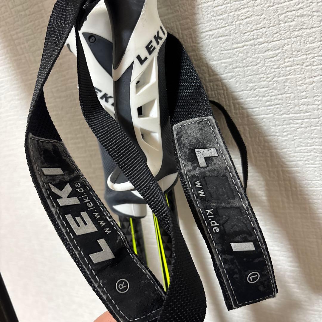 ATOMIC 173cm スキー板 工具不要　LEKI 120cmストック