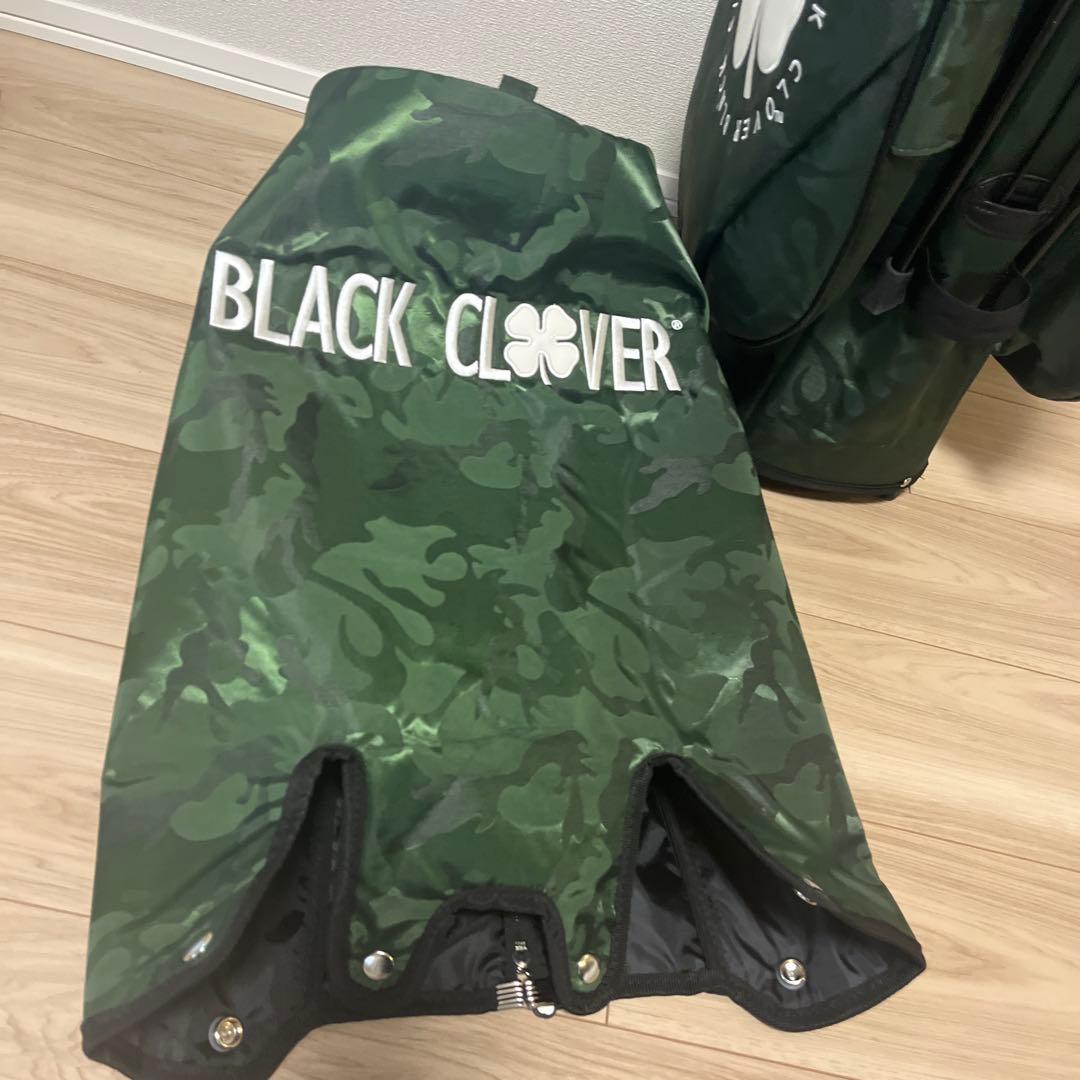 BLACK CLOVER ゴルフキャディバッグ カモフラージュグリーン