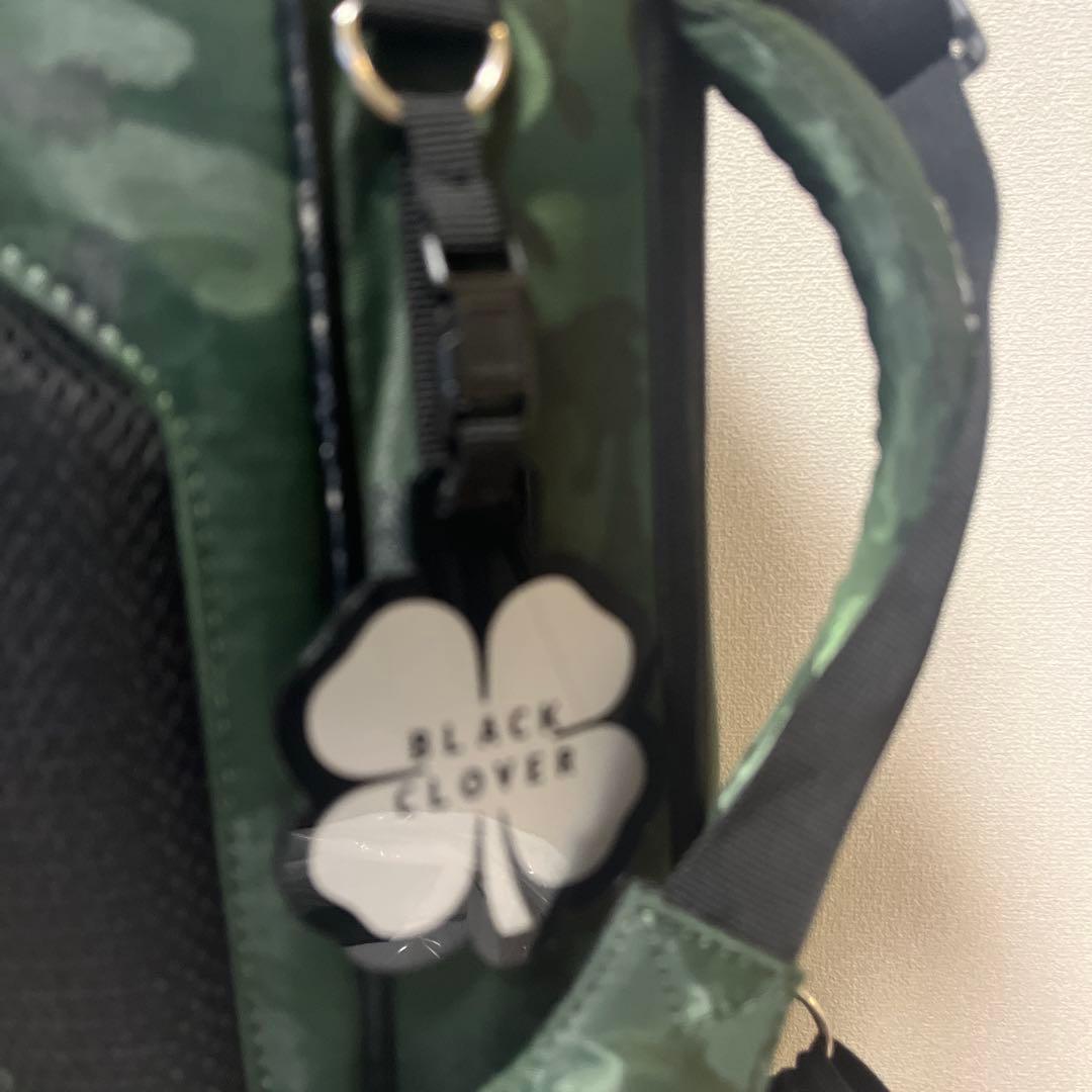 BLACK CLOVER ゴルフキャディバッグ カモフラージュグリーン