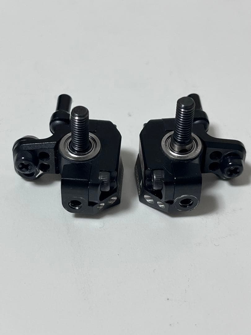 【OVERDOSE】アジャスタブルアルミナックルセットType-2 (ブラック)