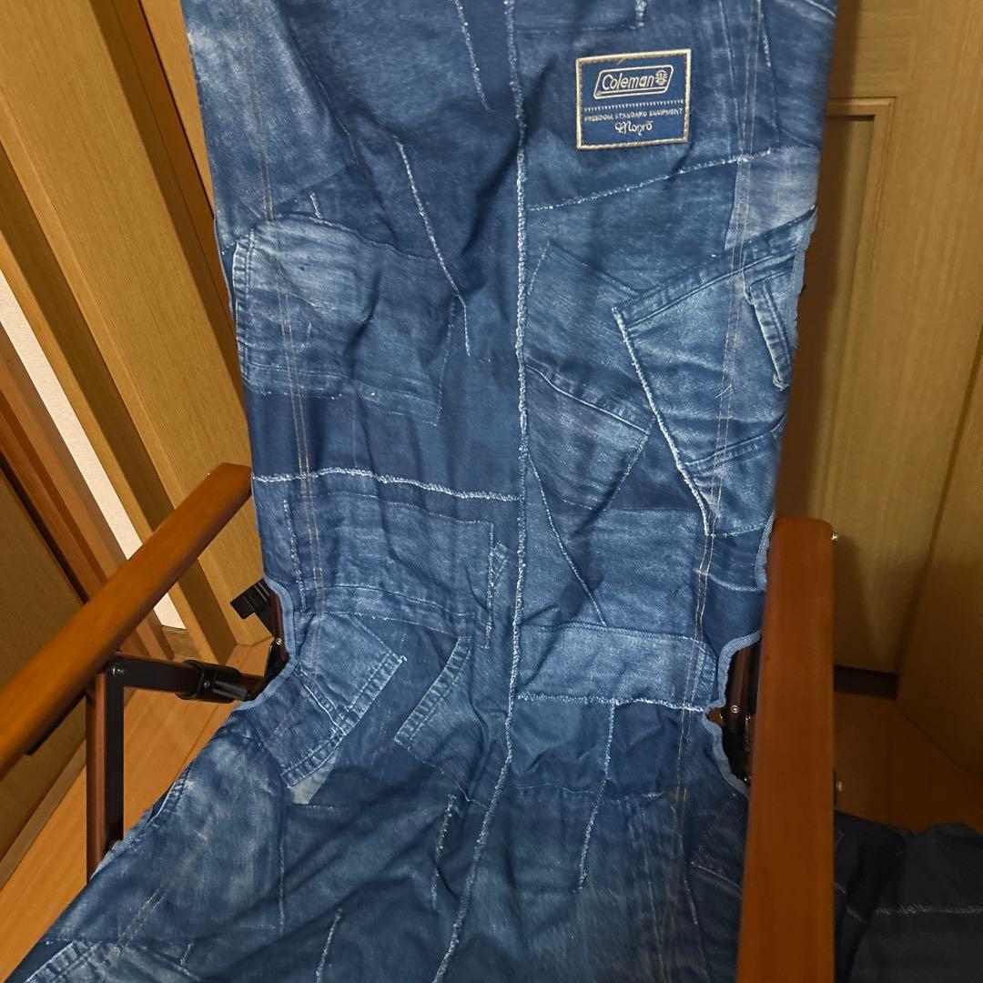 【廃盤品】Coleman レイチェア デニム コールマン キャンプチェアー 限定