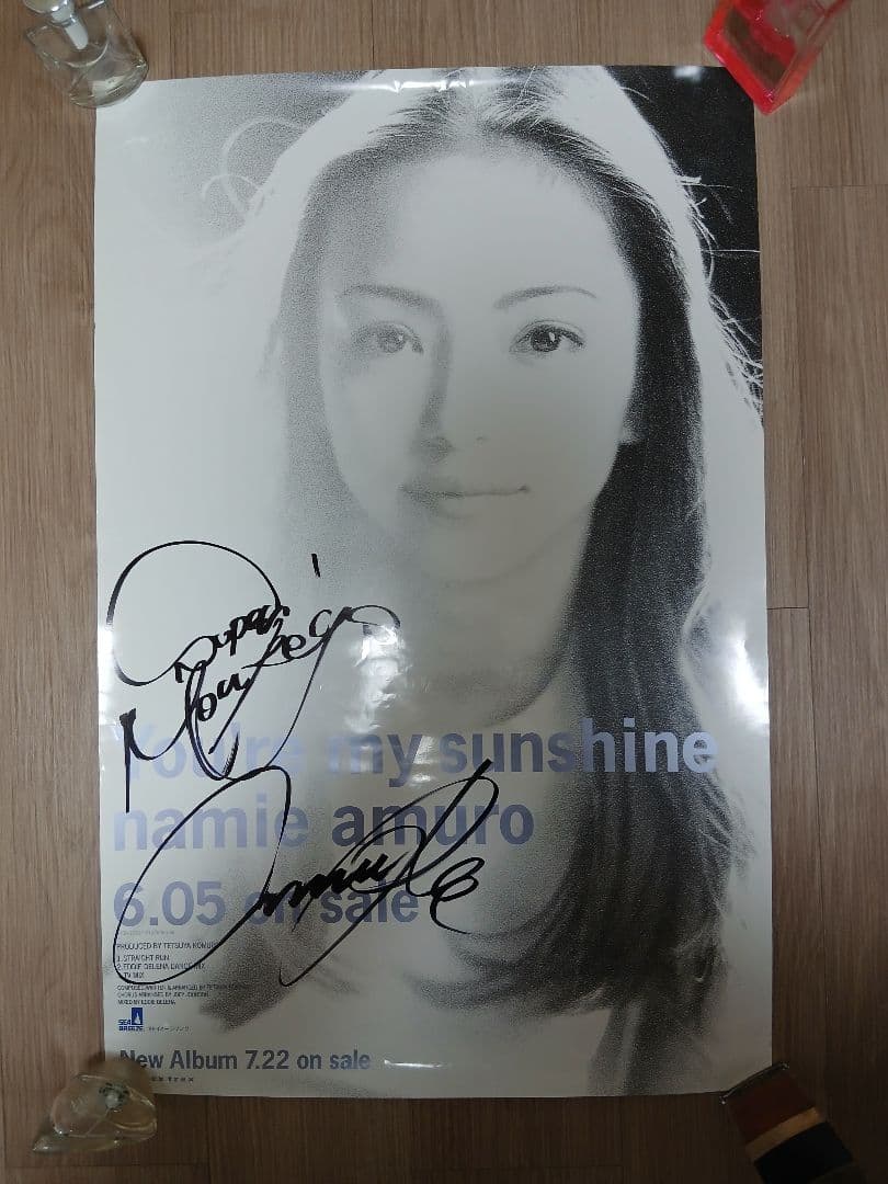 安室 奈美恵 直筆 サイン ポスター