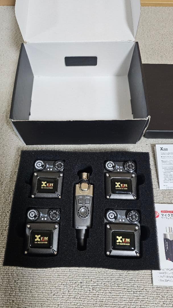 【中古美品】Xvive U4R4 ワイヤレスインイヤーモニター イヤモニ