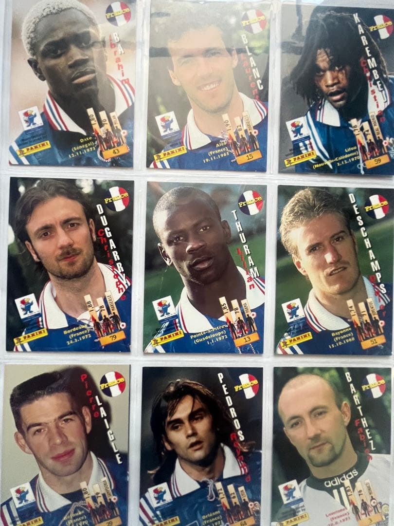 フランスワールドカップ1998カード81枚