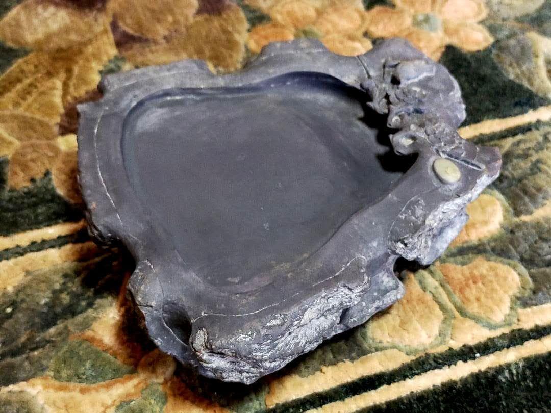 ♥中国　端渓　硯　石眼あり　端渓硯　骨董品