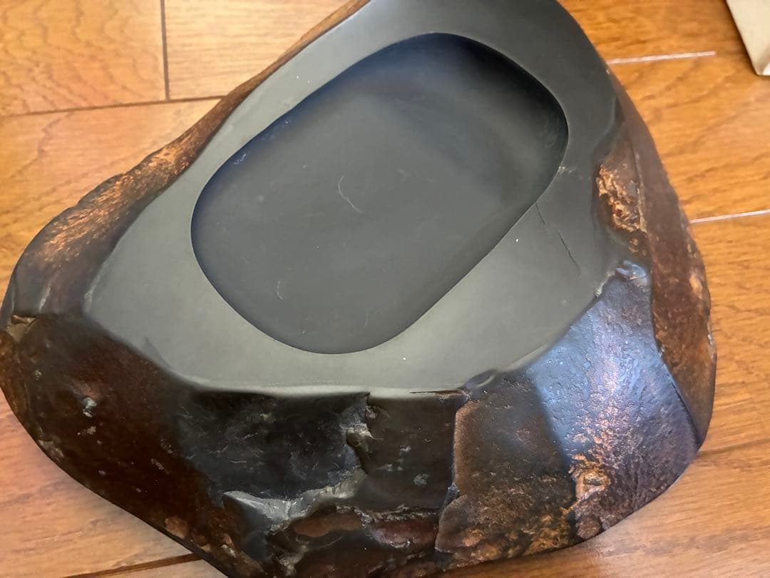 山陰　諸鹿石硯　原石　すずり　大久保喜代雄　鳥取県八頭郡若桜町諸鹿　民芸品