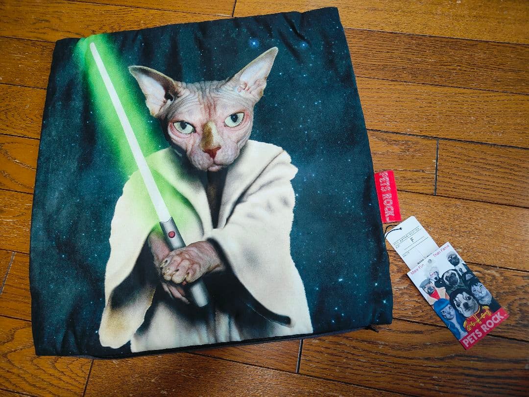 PETS ROCK クッションカバー スターウォーズ ヨーダ タグ付