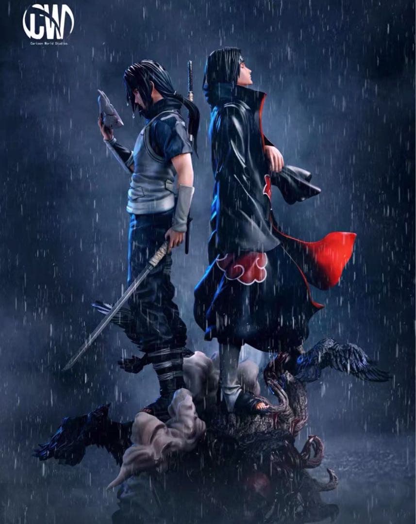 NARUTO ナルト うちはサスケ うちはイタチ ガレージキット スタチュー③