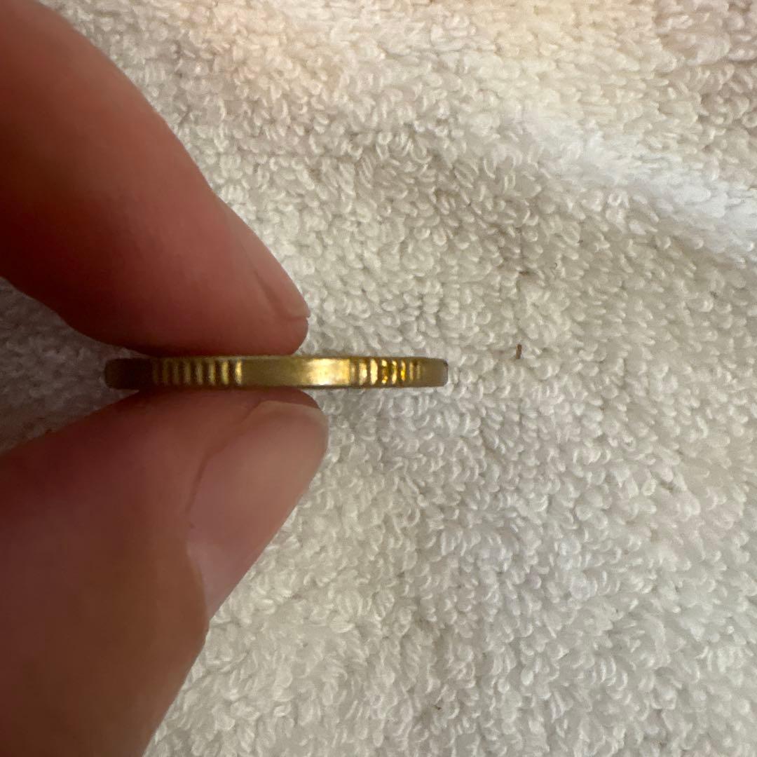 中国人民銀行　5角硬貨 2002年 蓮の花