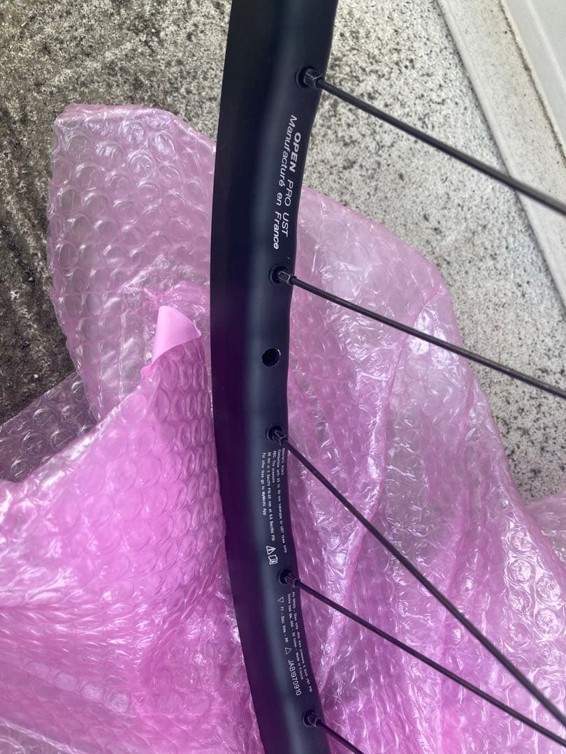 mavic open pro ust 手組みホイール　700c グラベルロード