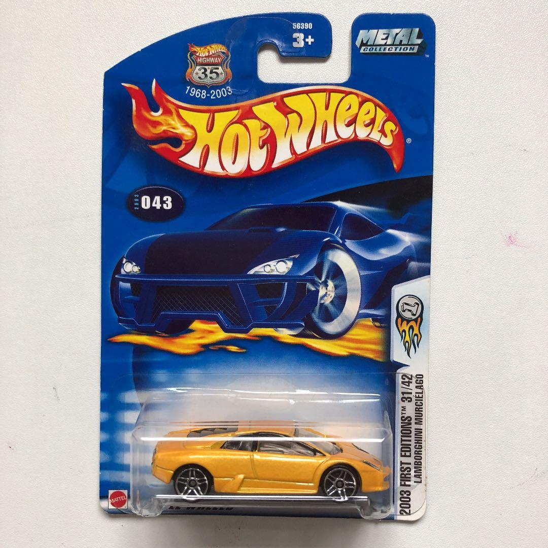 ホットウィール　ランボルギーニ　Ｖ１２モデル　４台セット　未開封品