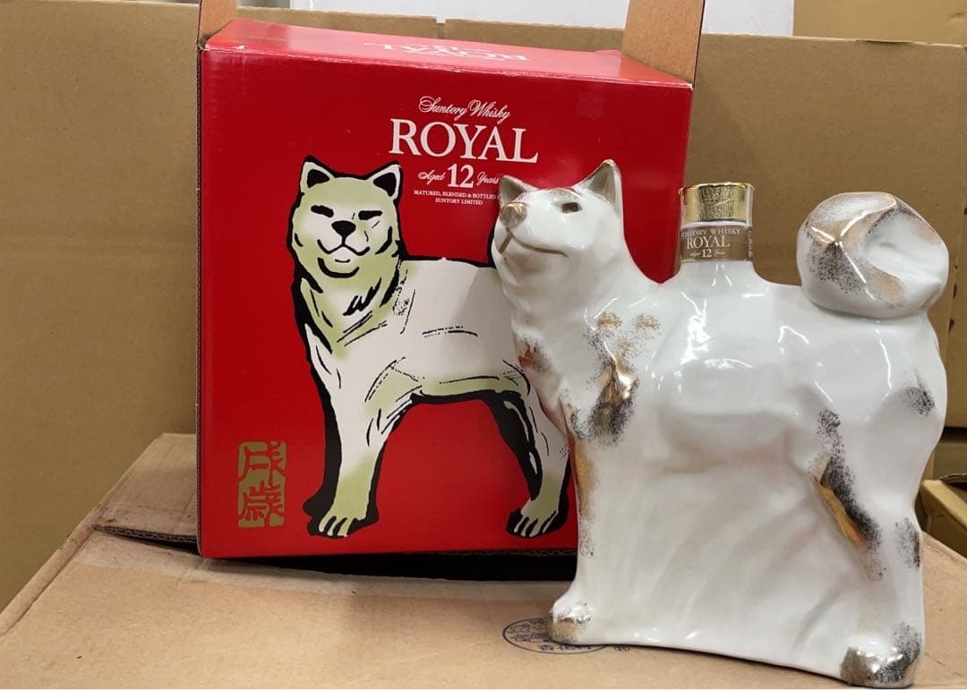 古酒未開栓サントリーウイスキー、ローヤル12年、2006年600ml （戌歲）