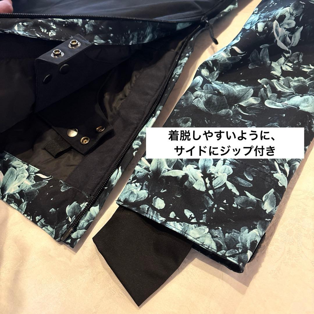 新品未使用　ROXY ファー付きスノーボードウェア　スキー　スノーウェア