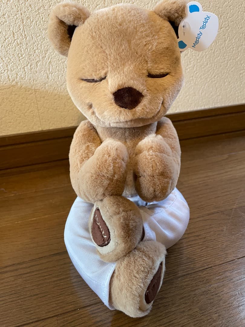 Meddyteddy ヨガ　くま　ぬいぐるみ